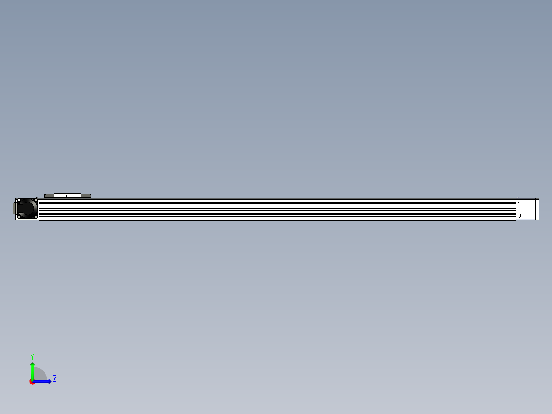 同步带滑台-欧规BC6-L120-S1250-L-P40-D3左视图
