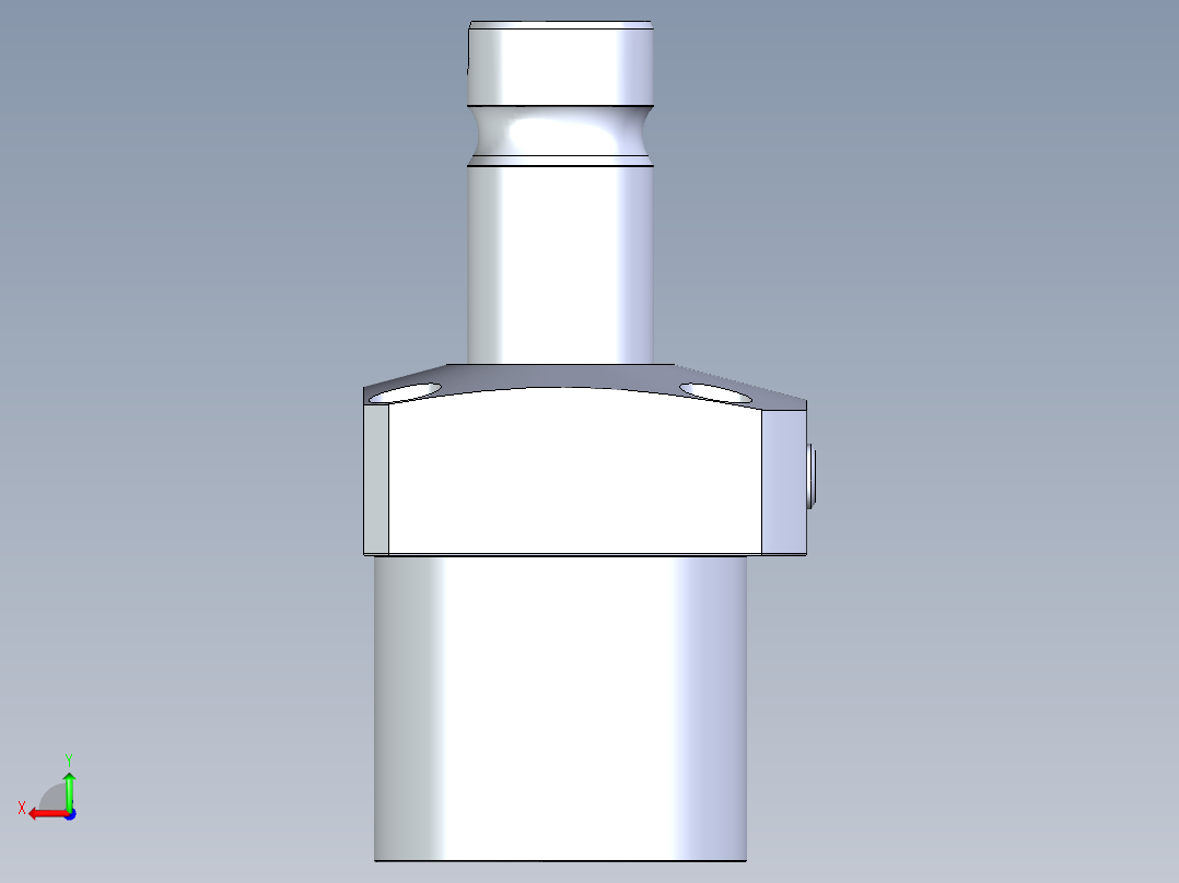 KOSMEKLHA0900-GL-F多系列多零件图纸模型后视图