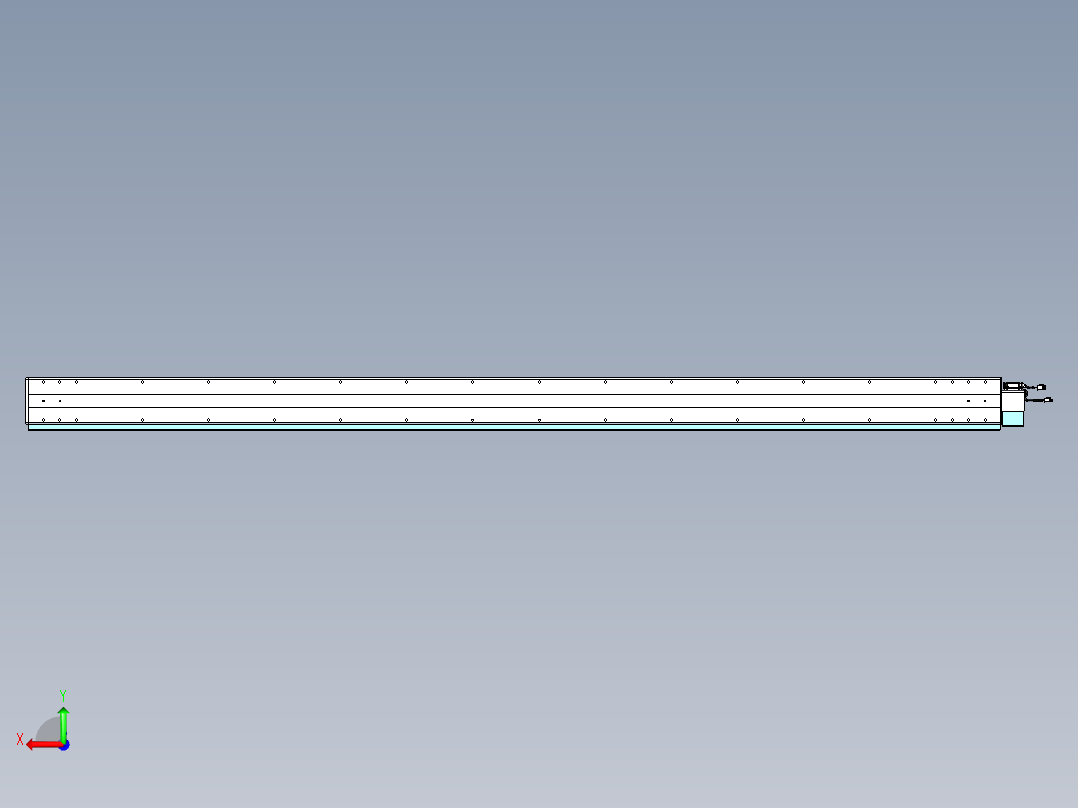 威洛博VBC同步带传动一无尘环境VBC14-L45-S2650-BLU-ZP40-C3后视图