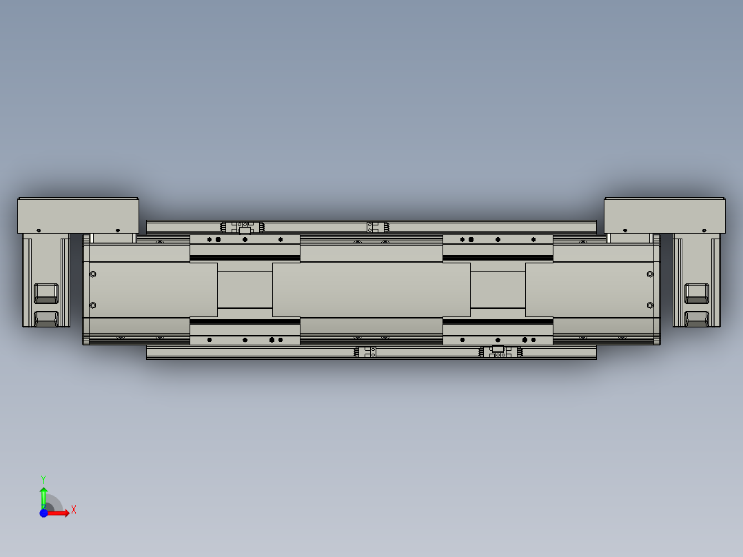 威洛博双电机滑台-VBF14S2-L50-S150-BLR-P40-C6前视图
