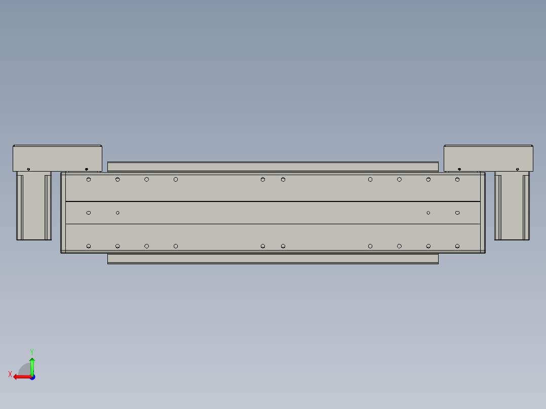 威洛博双电机滑台-VBF14S2-L50-S150-BLR-P40-C6后视图