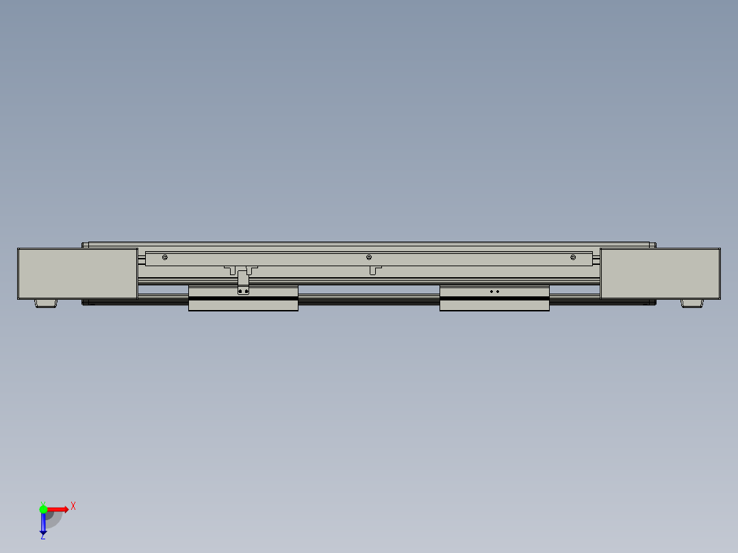 威洛博双电机滑台-VBF14S2-L50-S150-BLR-P40-C6俯视图