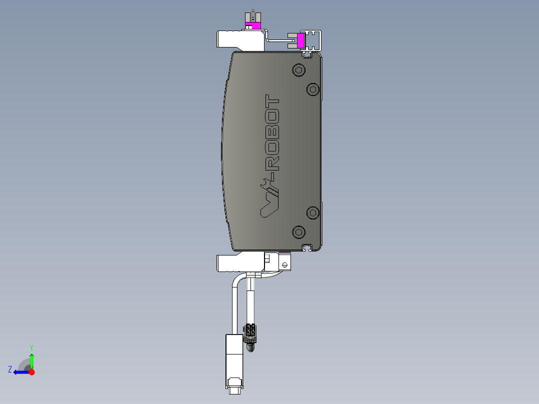 威洛博VL系列3d模型模组2VL17E1Y-S400右视图