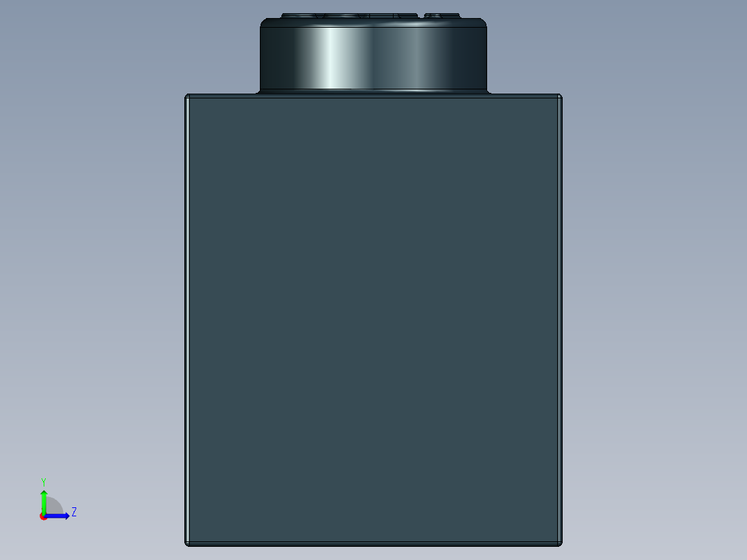 乐高套装 4421基本积木-362226 Black Brick 1 x 3.STEP左视图