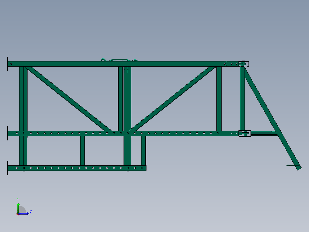 小型的简便吊具，含工程图纸左视图
