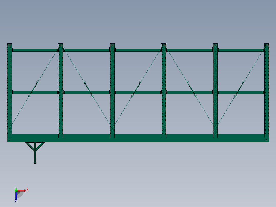 小型的简便吊具，含工程图纸俯视图