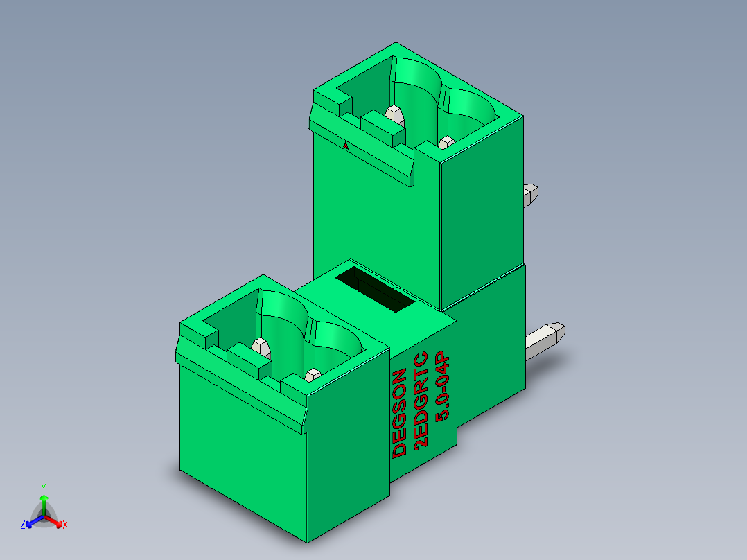 DEGSON 2EDG 系列 5.0mm 可插拔接线端子组-2EDGRTC-5.0-04P-14-00AH