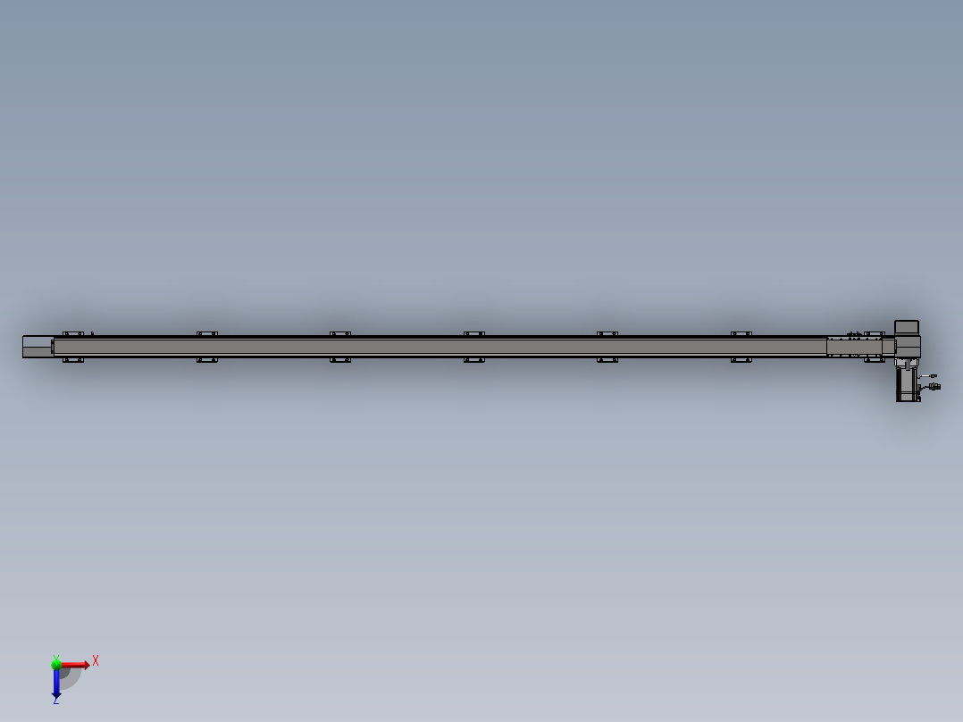 欧规同步带GTB85-RDT-750W俯视图