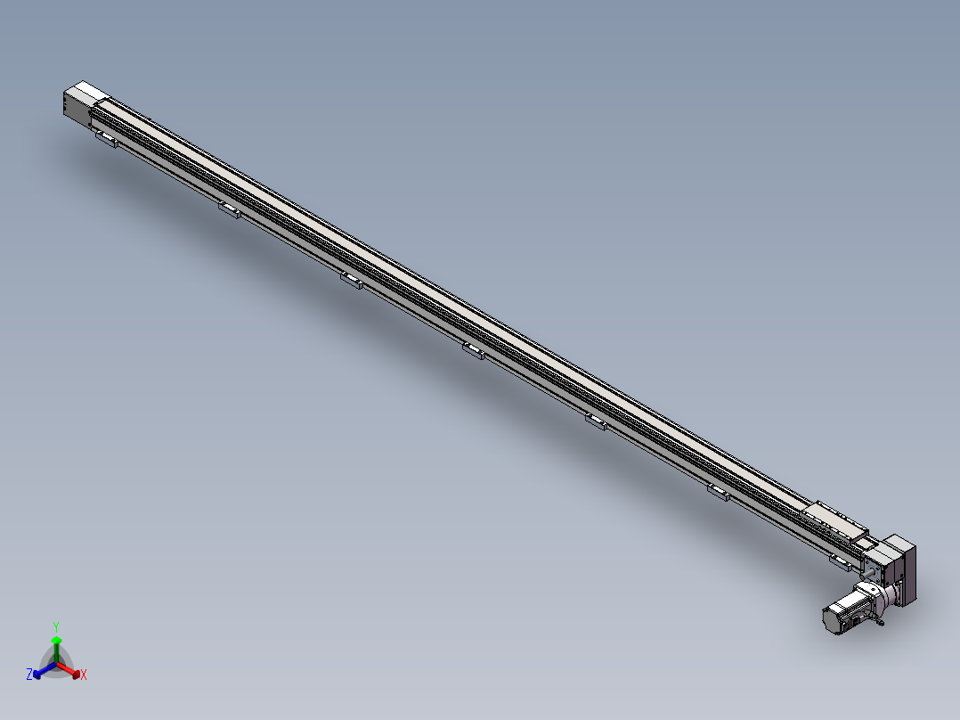 欧规同步带GTB85-RDT-750W正等轴测图