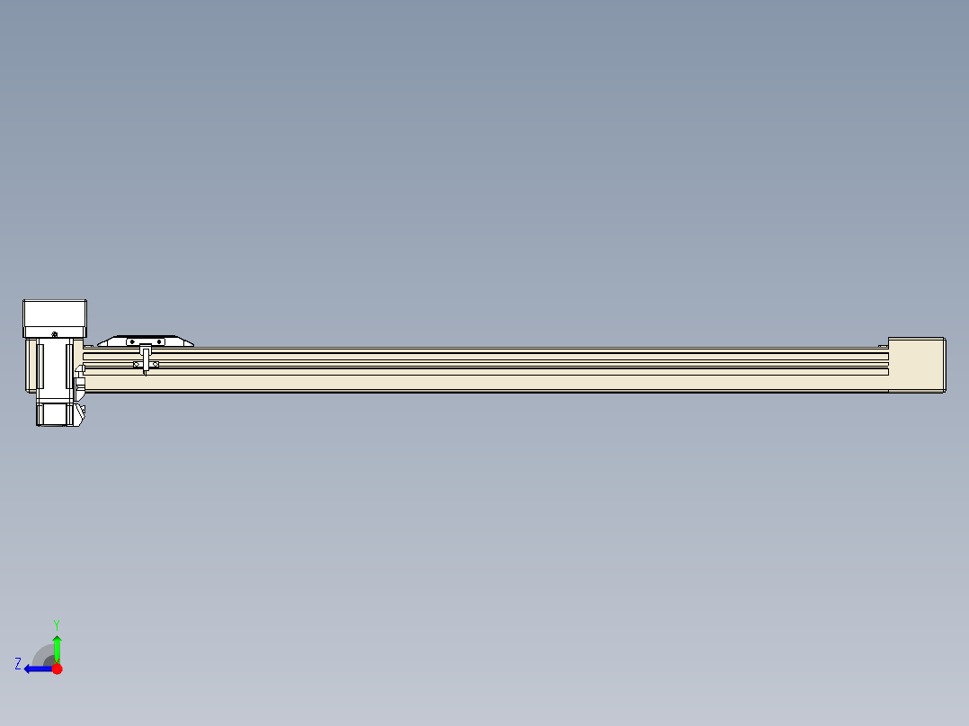 同步带全封闭直线模组TPA-HCB-65S-90-L700-MR-Y-P10-N3右视图