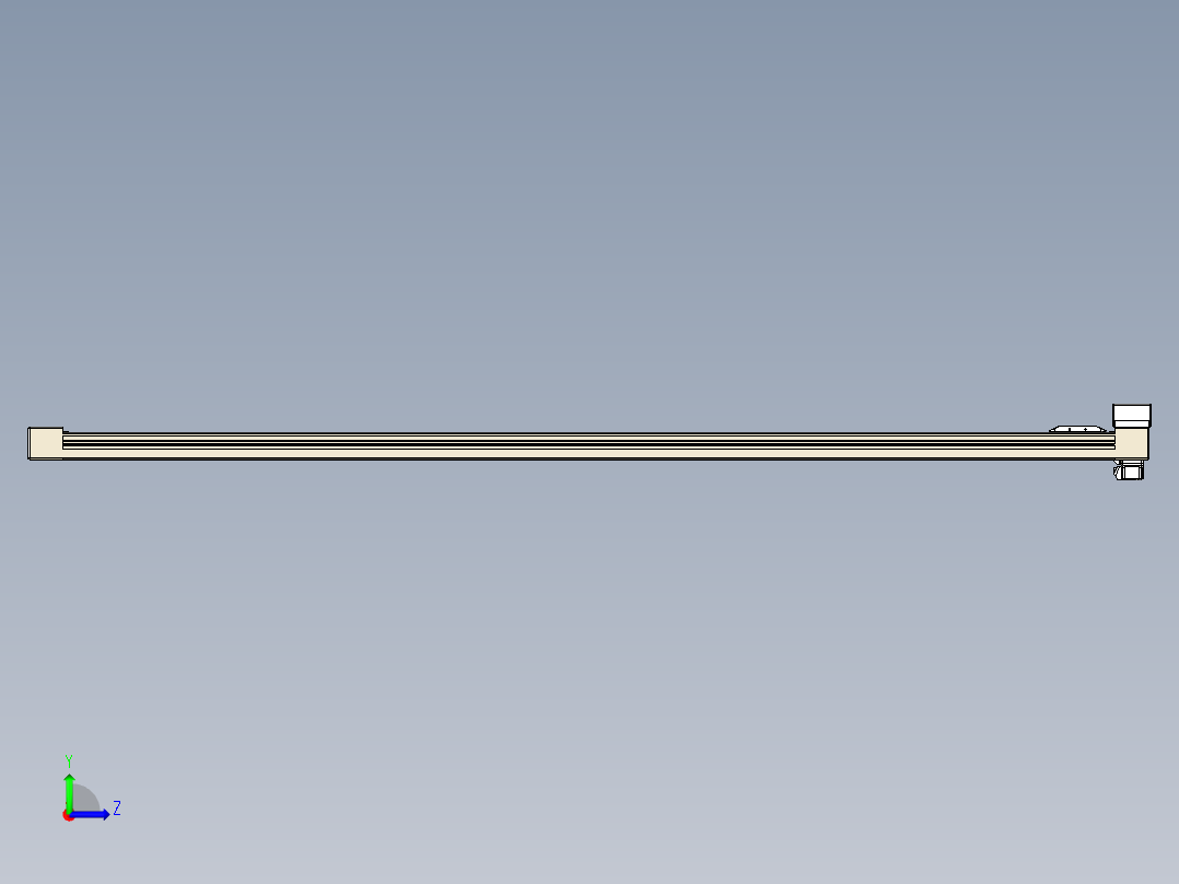 同步带全封闭直线模组TPA-HCB-65S-90-L1700-MR-Y-P10-N3左视图