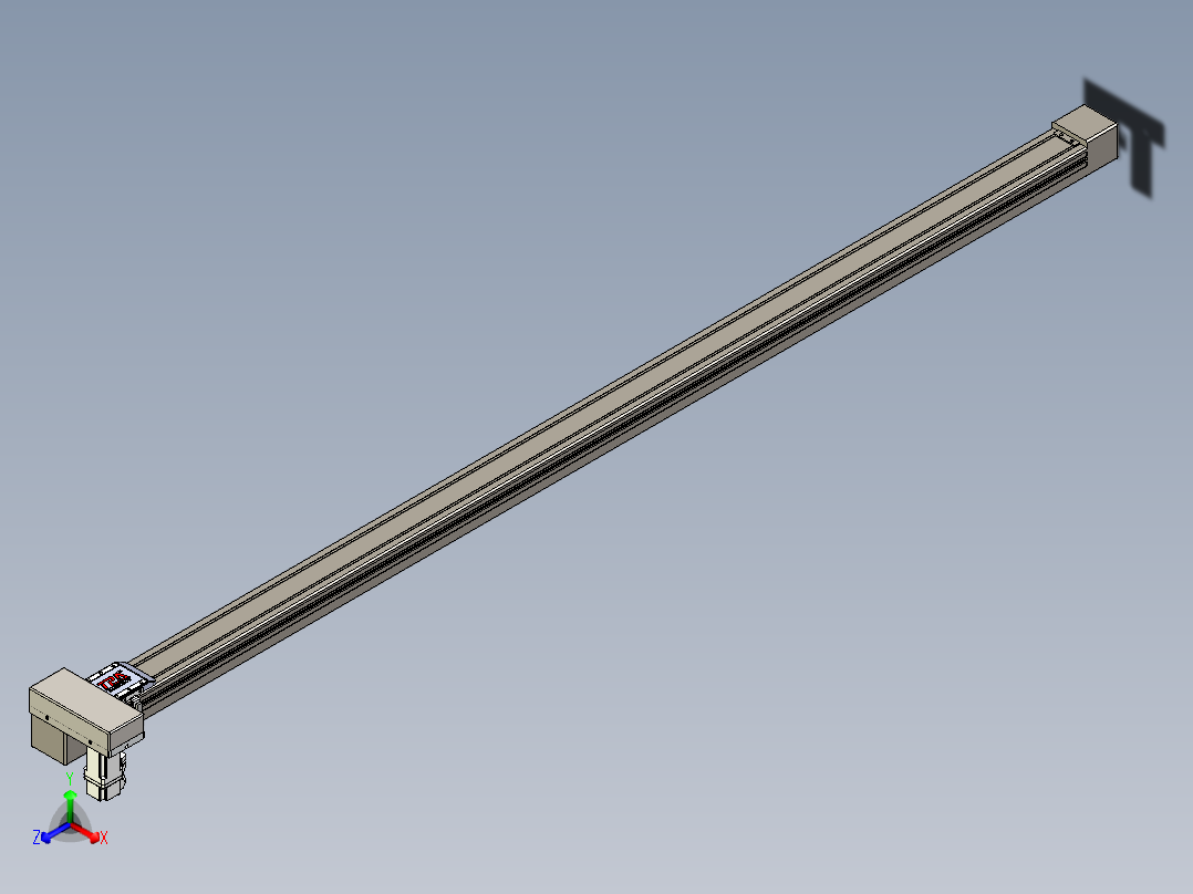 同步带全封闭直线模组TPA-HCB-65S-90-L1700-MR-Y-P10-N3正等轴测图