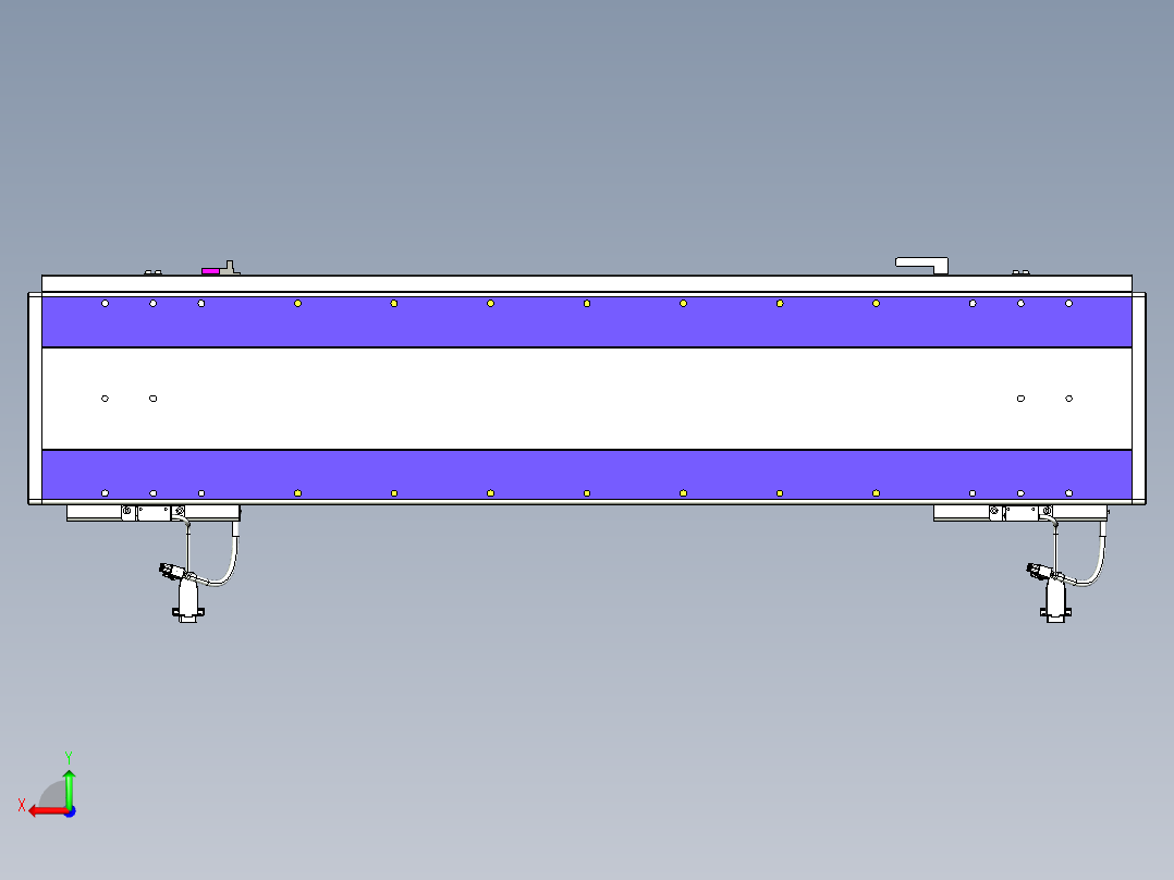 威洛博VL系列3d模型模组2VL22H2Y-S700后视图