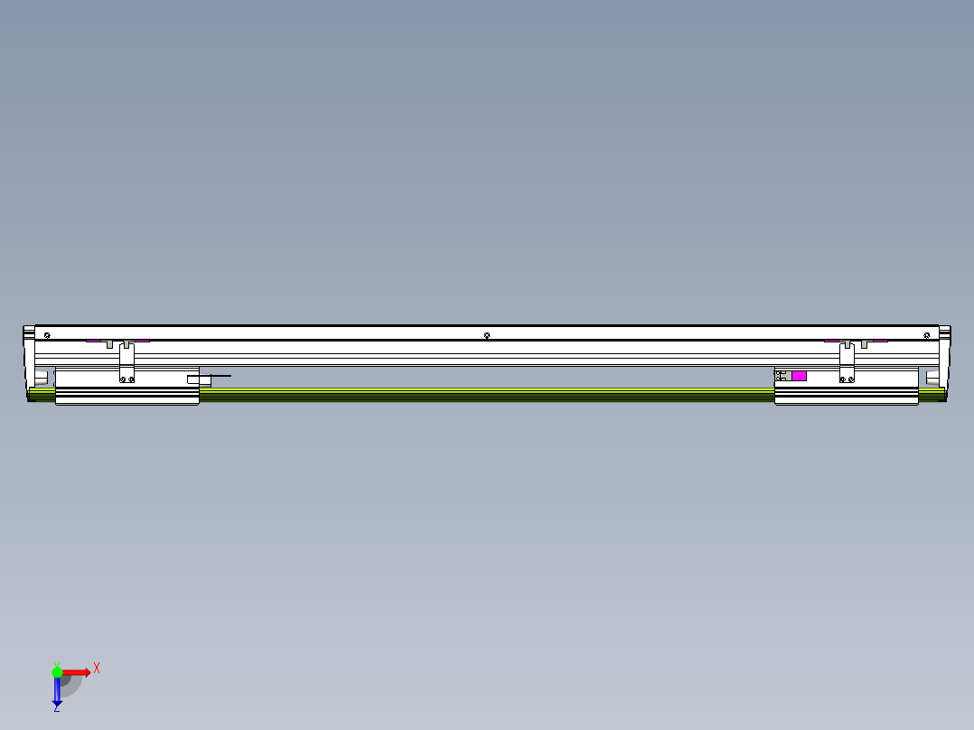 威洛博VL系列3d模型模组2VL22H2Y-S700俯视图