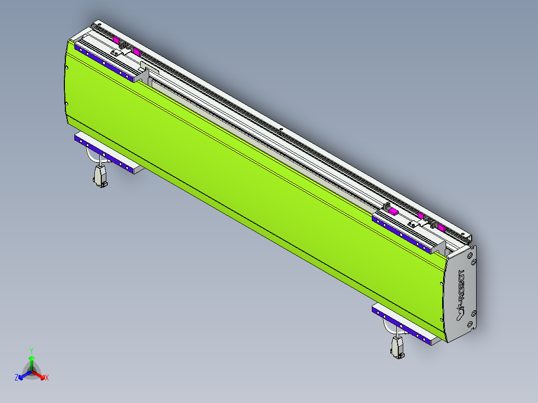 威洛博VL系列3d模型模组2VL22H2Y-S700正等轴测图