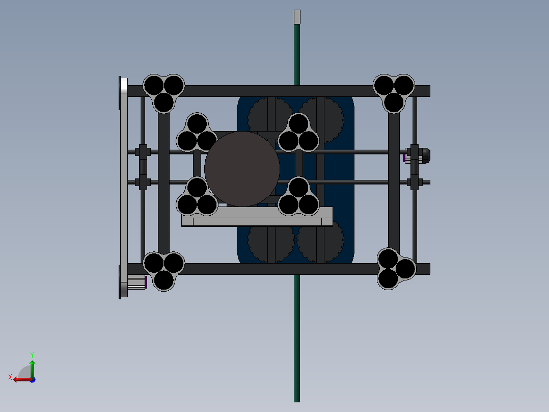 墙壁清洗机械人100后视图
