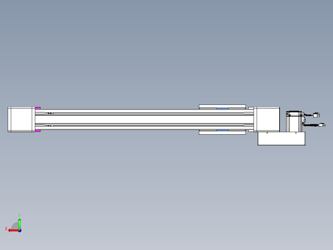 威洛博LB.GB同步带传动--欧规系列GB8-L96-S600-BL-P40后视图