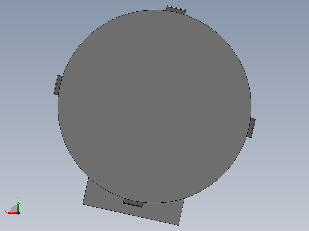 智能分类垃圾桶sw18可编辑后视图