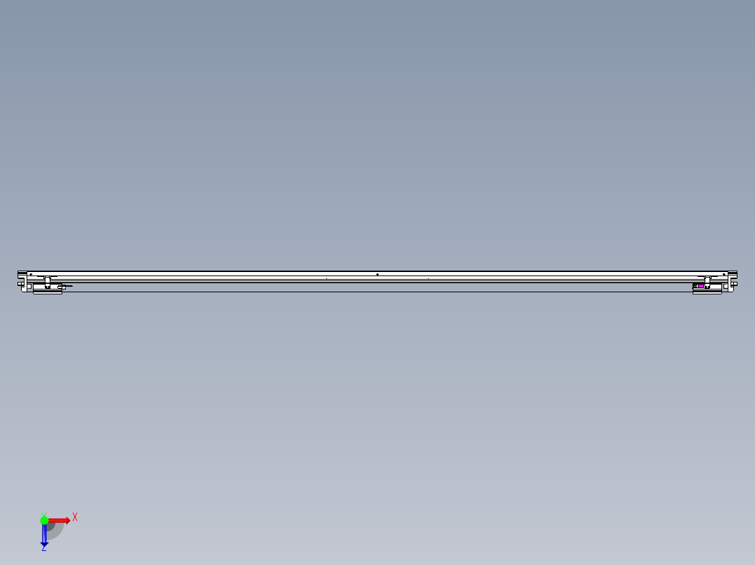 威洛博VL系列3d模型模组2VL17E1Y-S2400俯视图