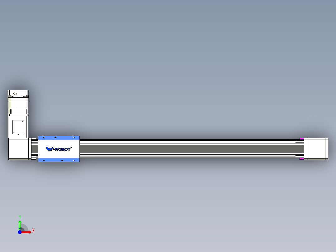 威洛博LB.GB同步带传动--欧规系列GB8-L192-S950-BR-P75-K前视图