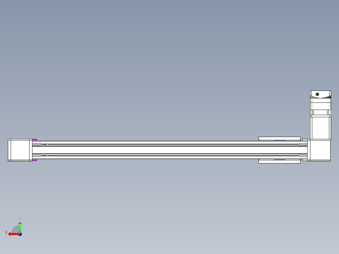威洛博LB.GB同步带传动--欧规系列GB8-L192-S950-BR-P75-K后视图