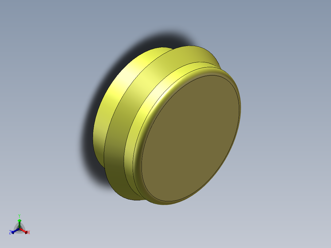 复位开关按键正等轴测图