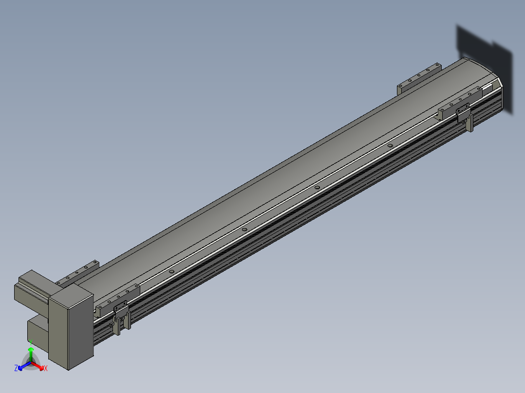 直线模组WG-LHB12-S900-RU设计图纸