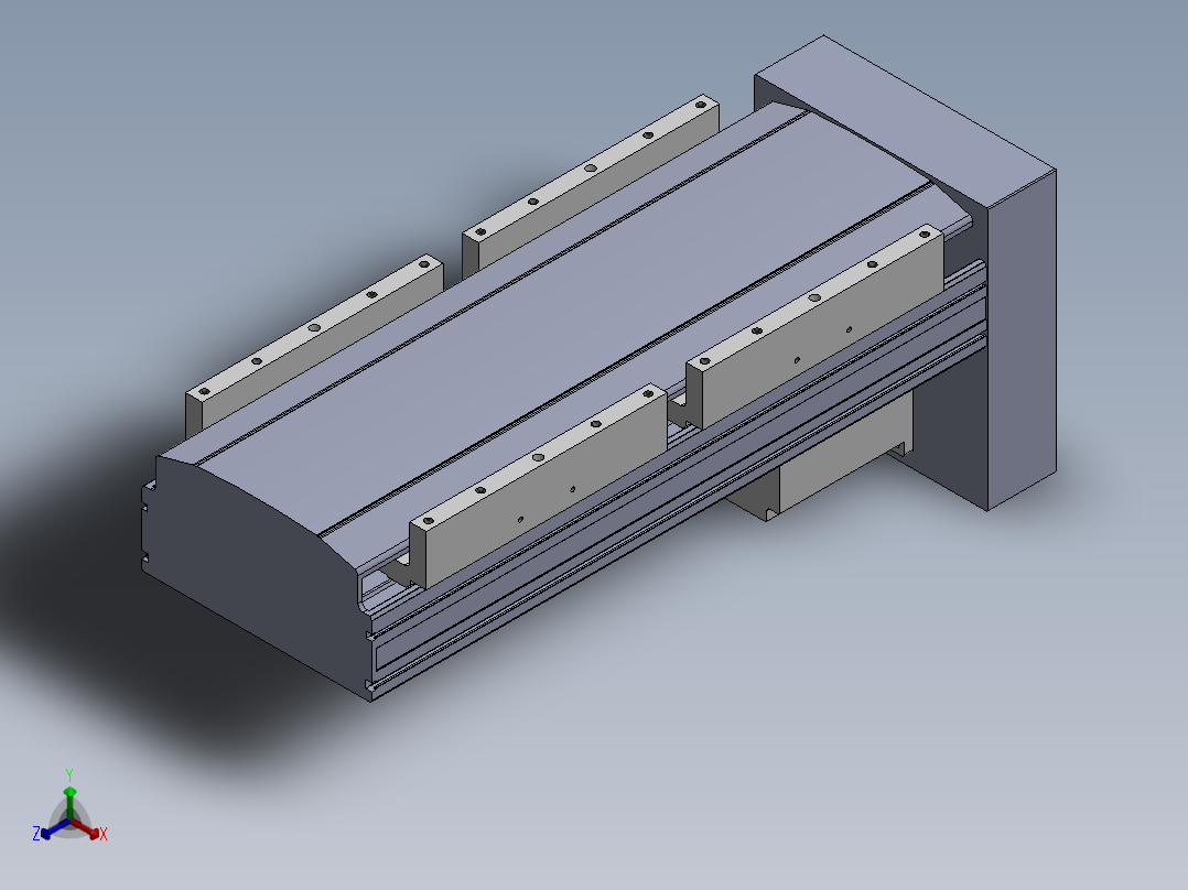 直线模组LHA22-CA-D.SLDASM设计图纸正等轴测图