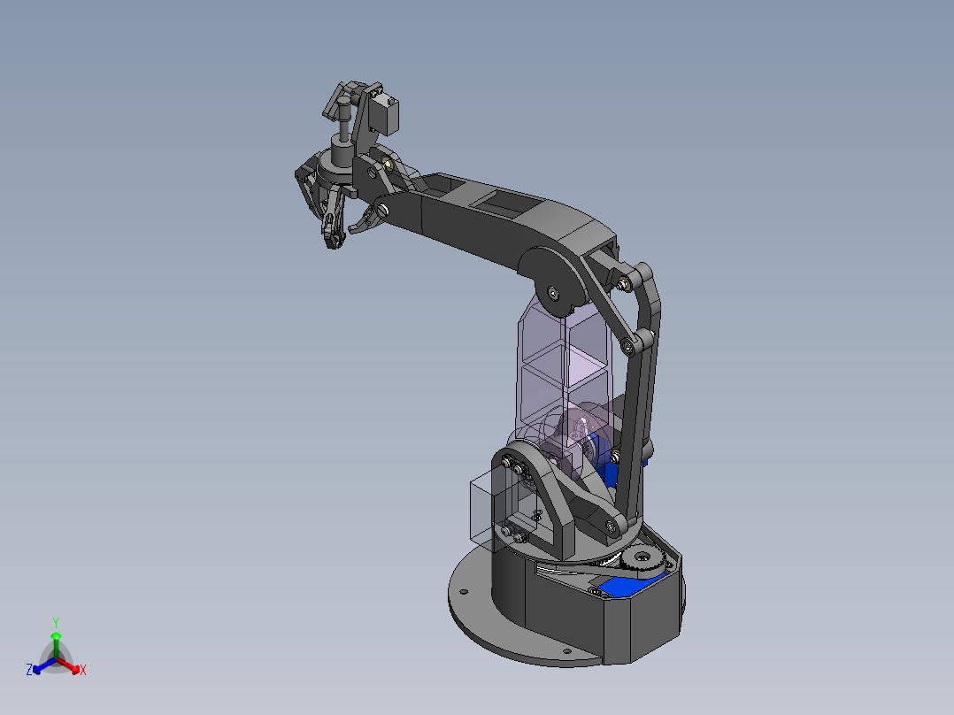 三自由度机械臂1425278===180正等轴测图