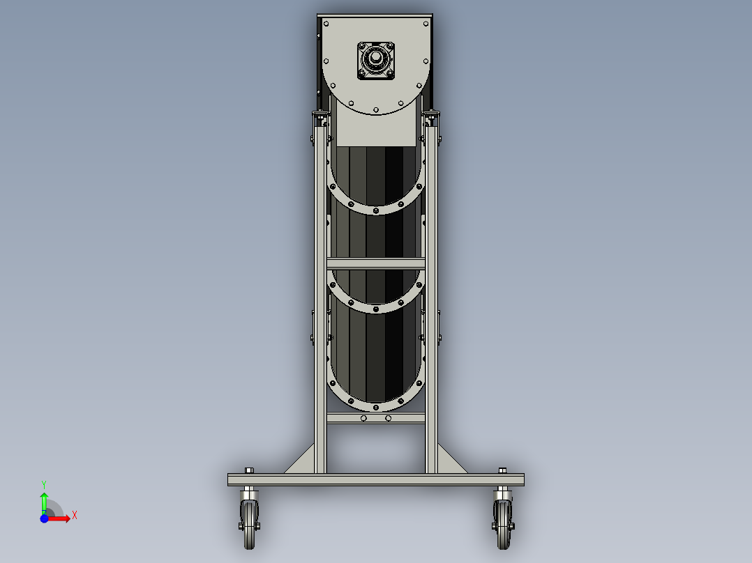 螺旋输送机前视图