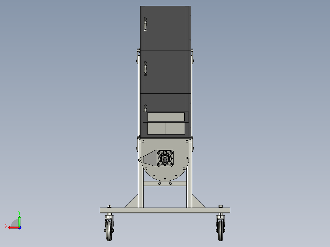 螺旋输送机后视图