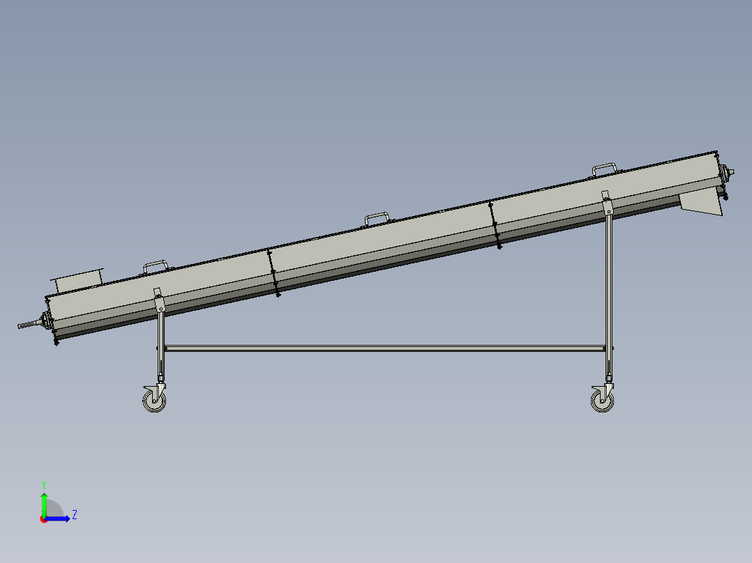 螺旋输送机左视图