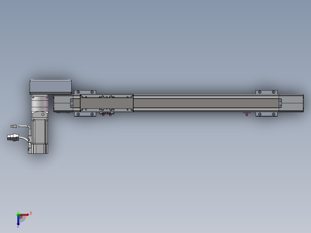 欧规同步带GTB65-L-400W俯视图