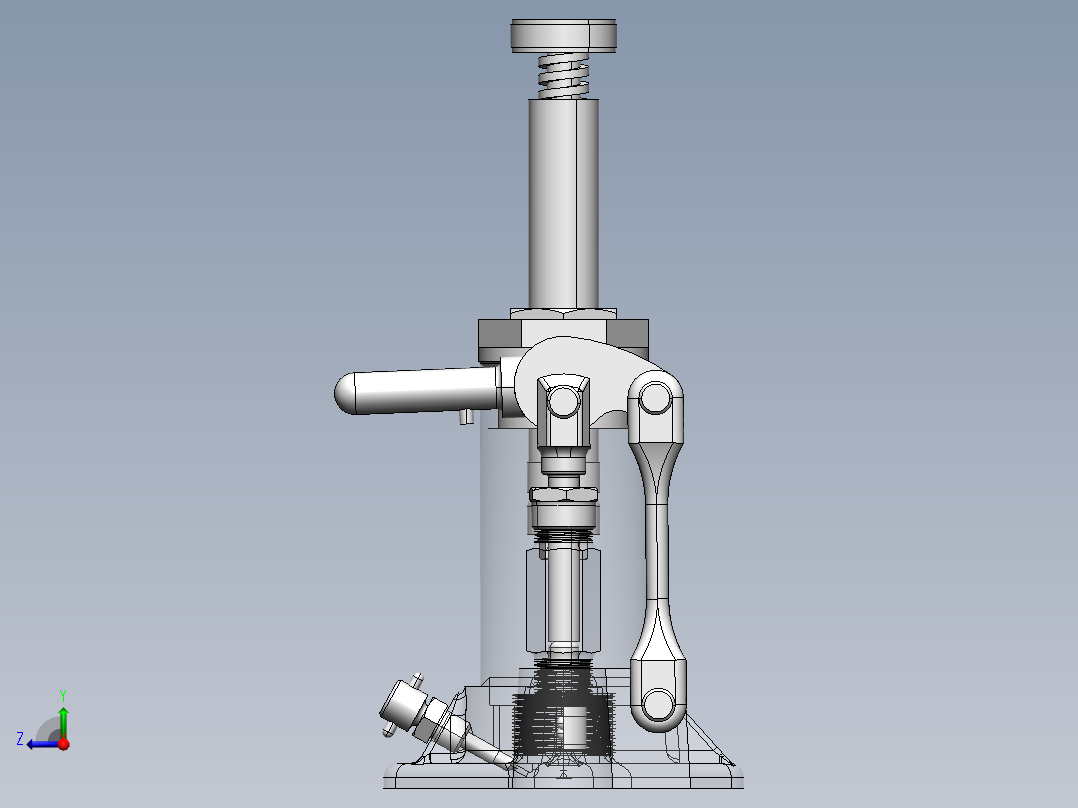 重载液压千斤顶SW+CAD 330+24.2.8+002右视图