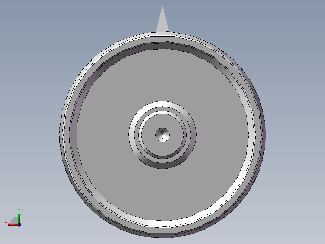 传动滚筒后视图