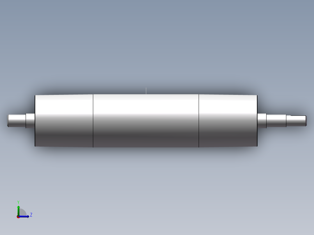 传动滚筒左视图