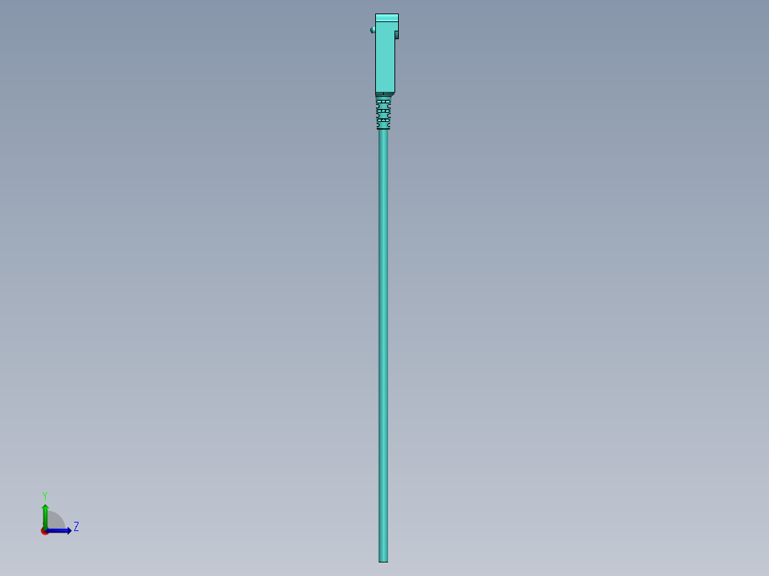 接近开关F3N-08DN02-N 电感式非屏蔽，上方感应，检测距离2mm左视图