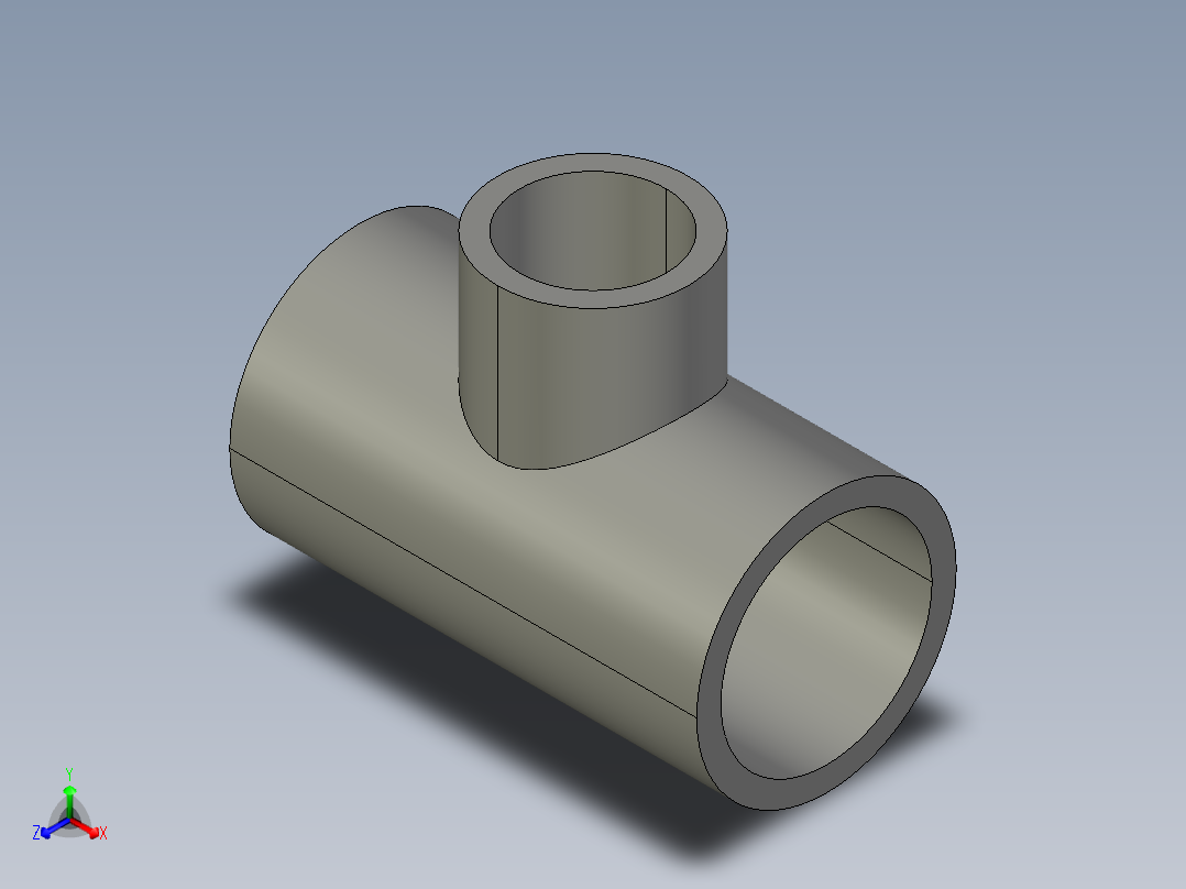 船舶管路系统SeaCor_Molded_ReducingTee_SxSxS_37J101211_1.5in x 1in