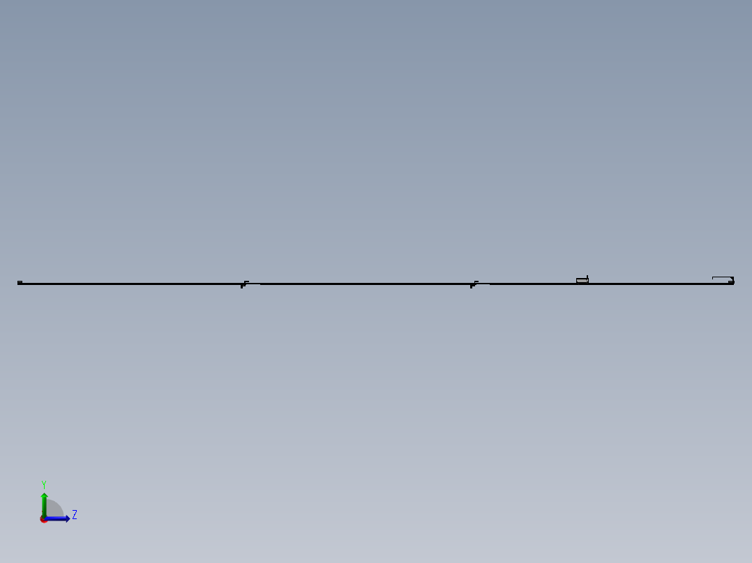 光伏板清洁机器人SW三维模型左视图