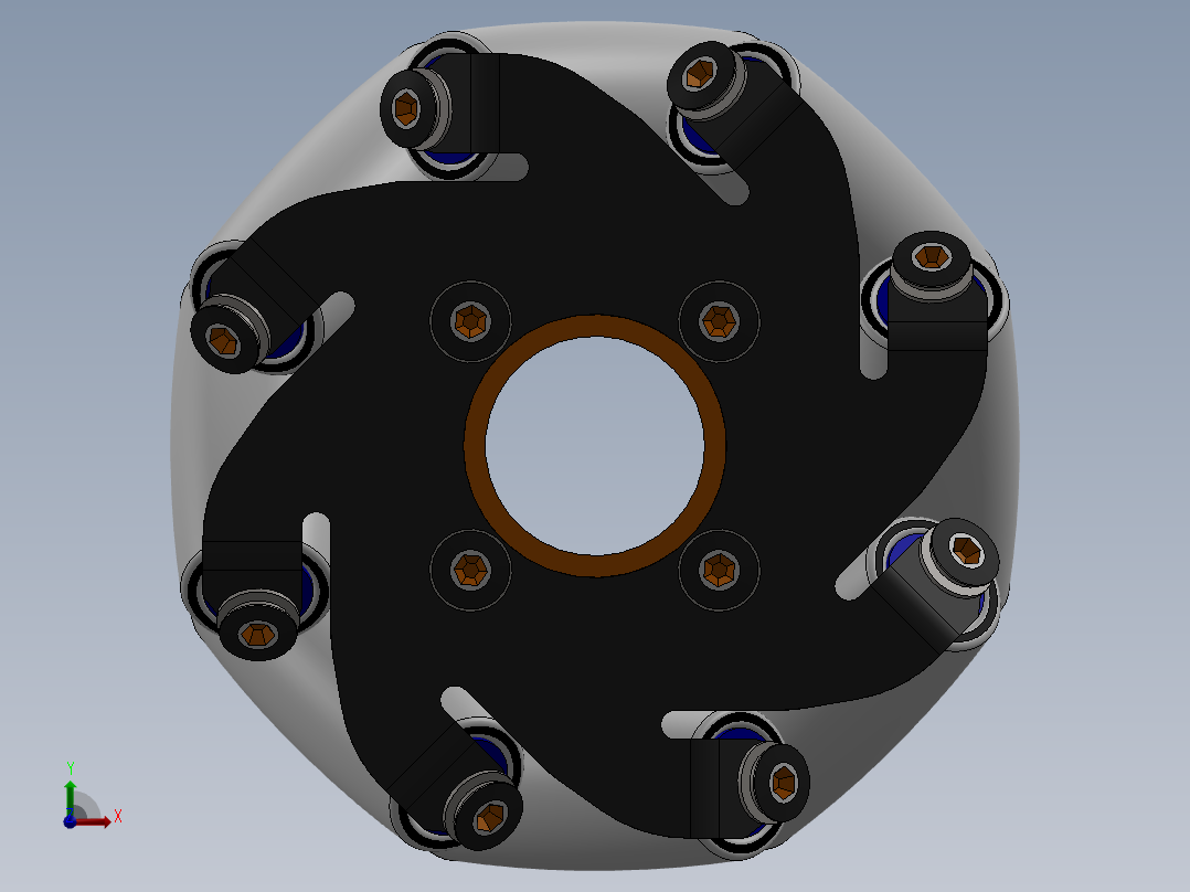 麦克纳姆轮前视图