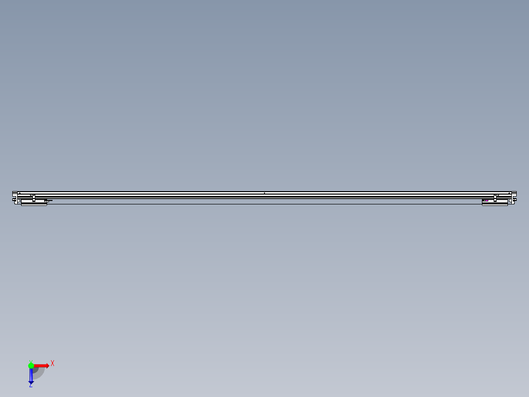 威洛博VL系列3d模型模组2VL22H2Y-S3050俯视图