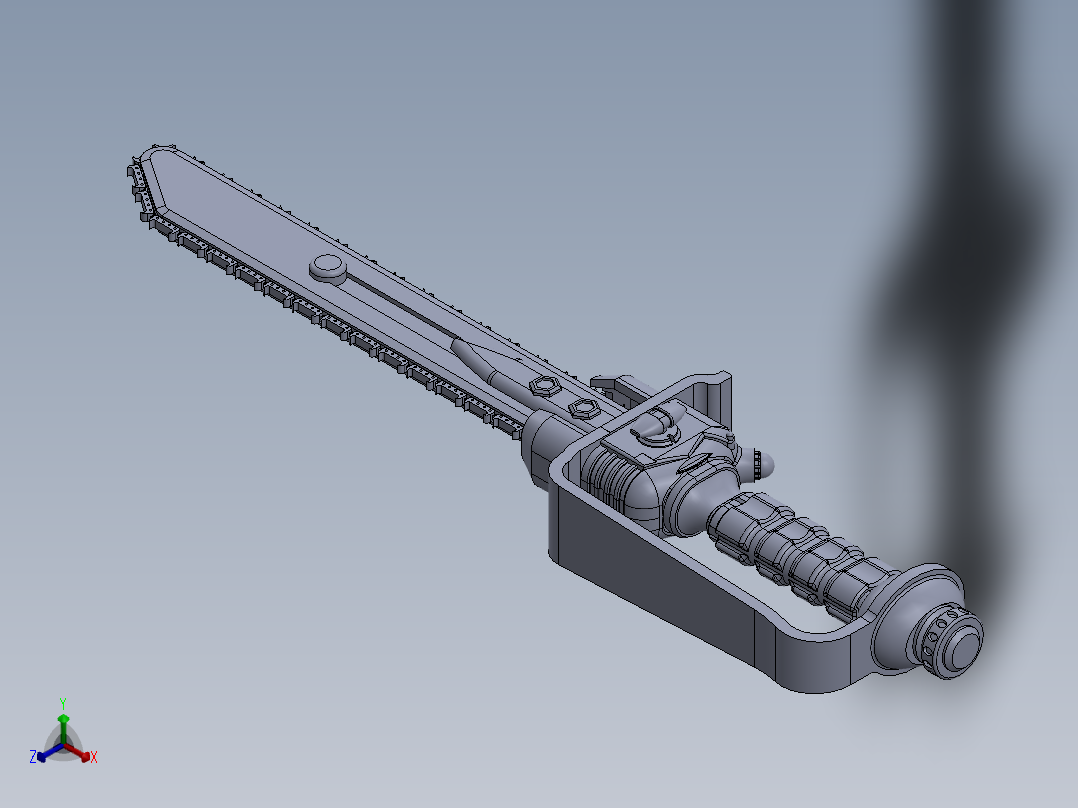 剑、宝剑(44)正等轴测图