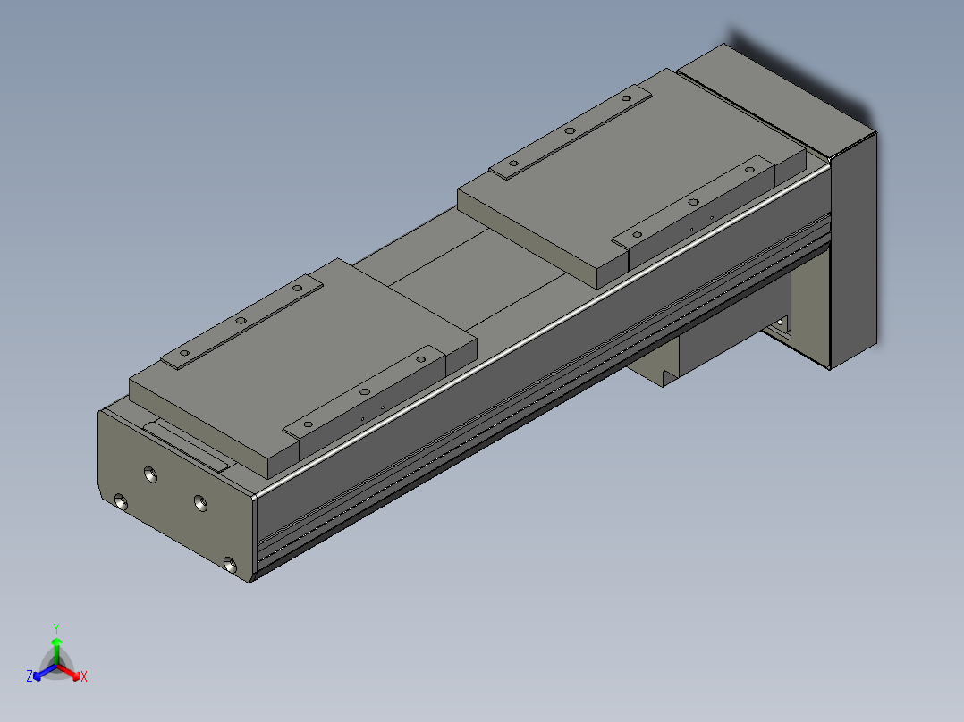 直线模组LHC17-S350-D设计图纸