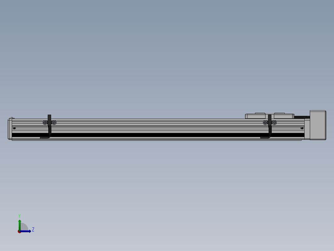 精密模组MY60-T10-450L-BL-P10B-C4-C左视图