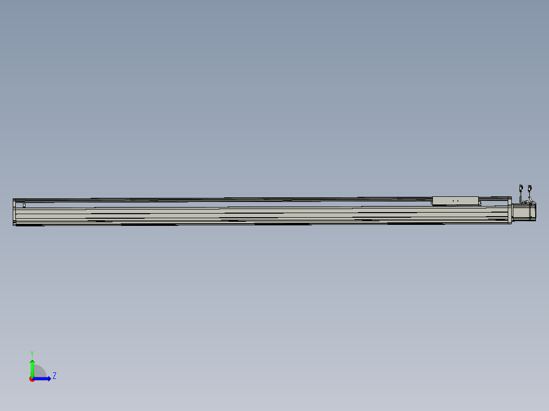 东锦丝杆传动-直线滑台模组DH210-C-L10-S1850-BC-P750W-C3左视图