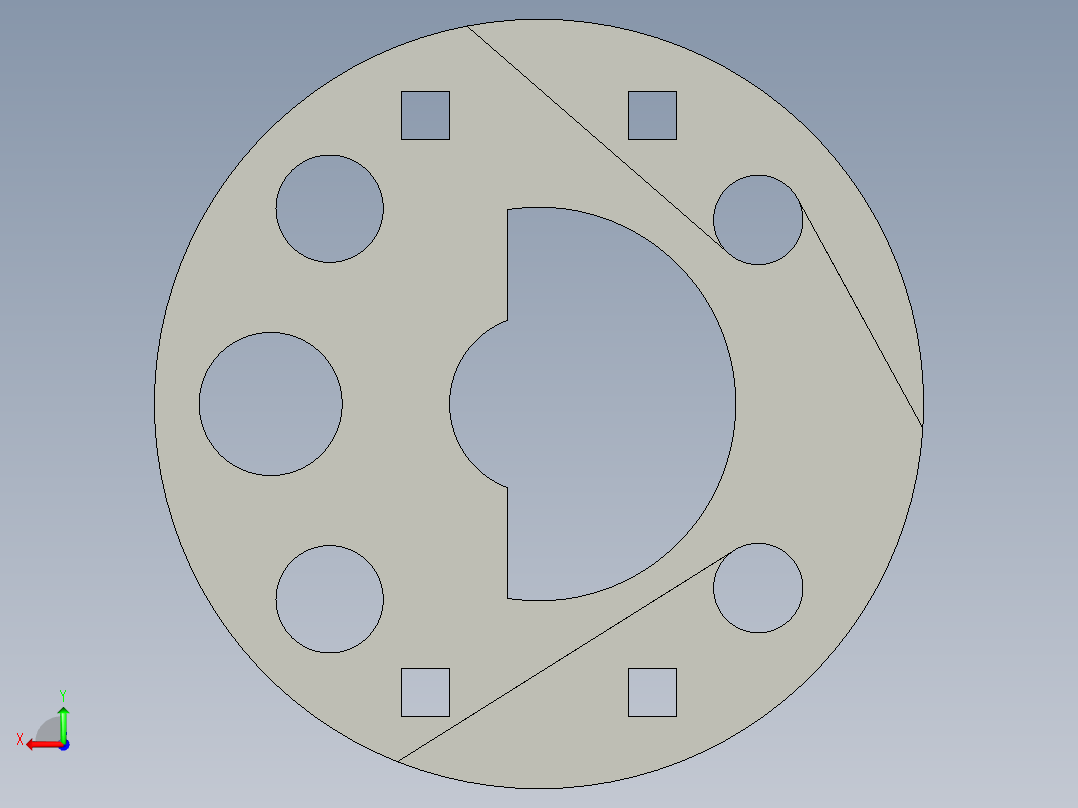 6自由度机械臂后视图