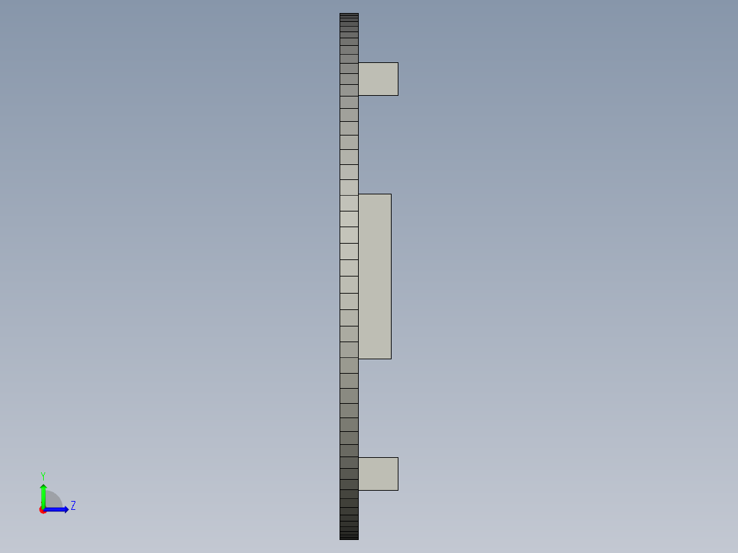 6自由度机械臂左视图