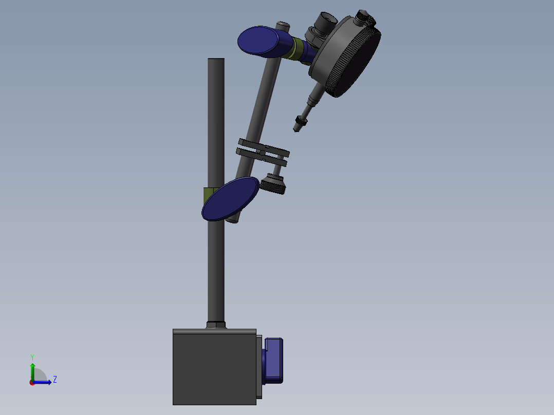 千分表机构左视图