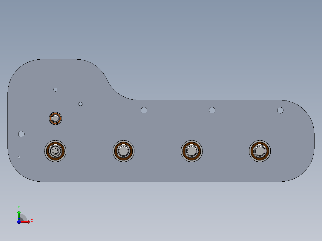 水面垃圾油污回收船前视图