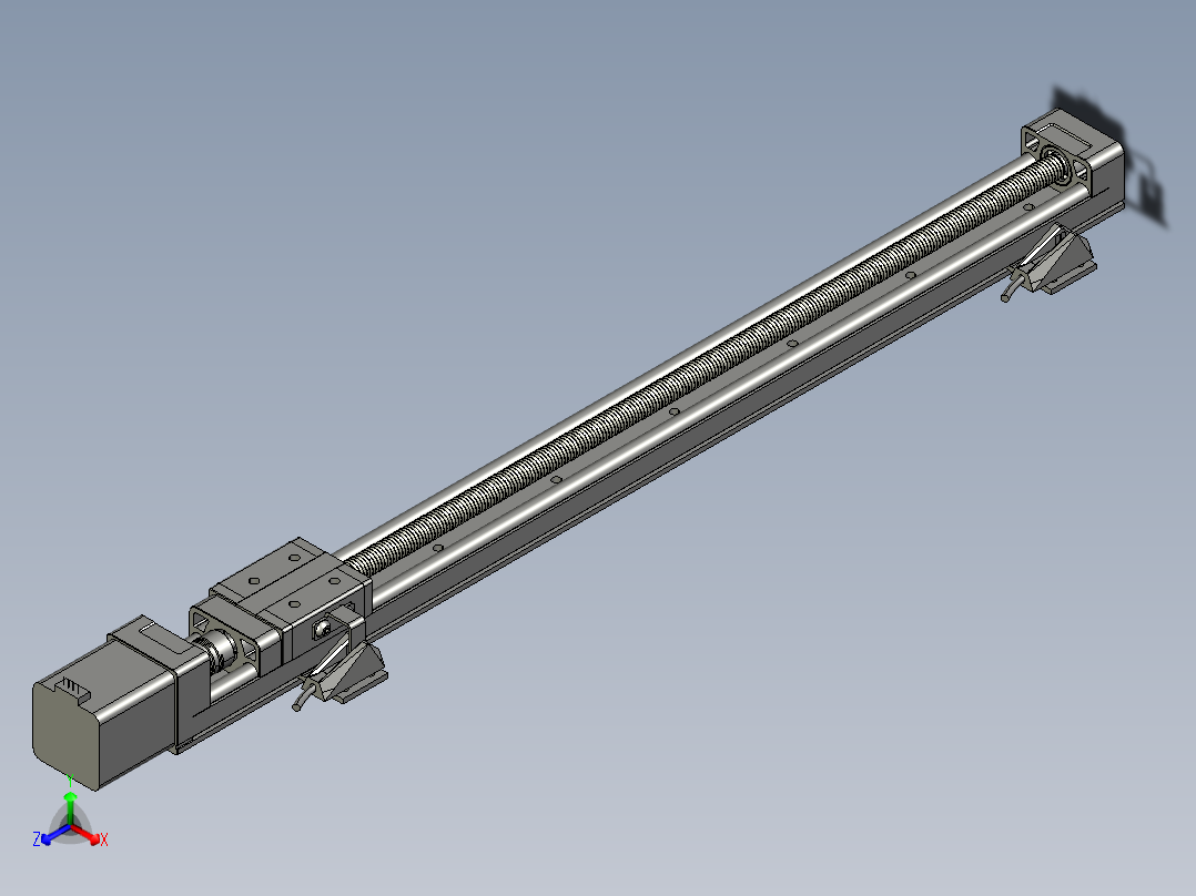 模组FSK30J-E300-BC-B28正等轴测图